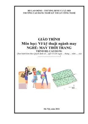 Giáo trình vẽ kỹ thuật ngành may nghề may thời trang cao đẳng