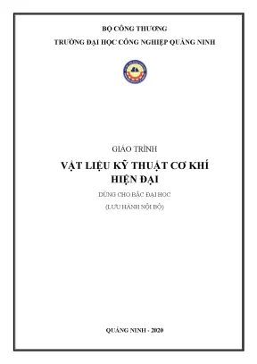 Giáo trình vật liệu kỹ thuật cơ khí hiện đại