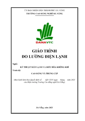 Giáo trình đo lường điện lạnh nghề kỹ thuật máy lạnh và điều hòa không khí cao đẳng