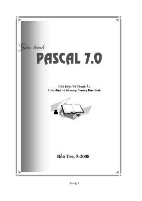 Giáo trình pascal 7 0