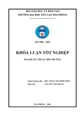 Khảo sát sơ bộ khả năng hấp thụ cr ni của cây rau cải