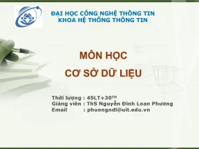 Chuong 1 tong quan ve csdl