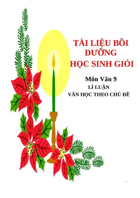 Bdhsg 9 lí luận văn học theo chuyên đề 1