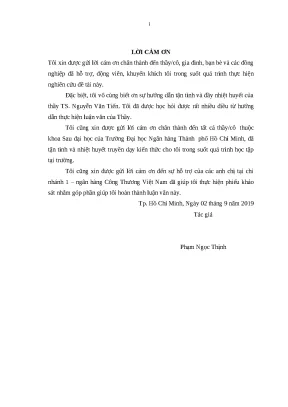 0551 phân tích các yếu tố ảnh hưởng đến ý định nghỉ việc của nhân viên tại nhtm cp công thương việt nam chi nhánh 1 luận văn thạc sĩ qtkd phạm ngọc thịnh