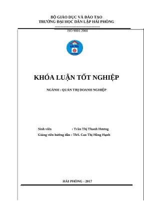 Luận văn thạc sỹ một số biện pháp nhằm nâng cao hiệu quả sản xuất kinh doanh tại công ty tnhh thương mại liên thành