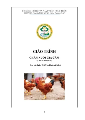 Giáo trình chăn nuôi gia cầm trường cđ nông lâm đông bắc