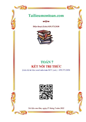 Toan 7 ket noi tri thuc