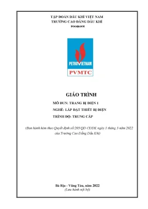 Giáo trình trang bị điện nghề lắp đặt thiết bị điện trung cấp