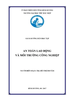 Sách hướng dẫn học tập an toàn lao động và môi trường công nghiệp