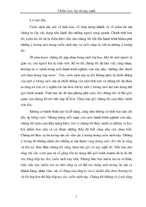 Chin lc di dng xanh