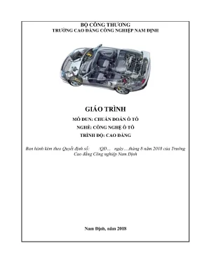 Giáo trình chẩn đoán ô tô