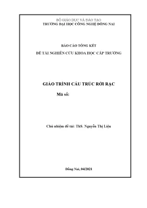 Giáo trình cấu trúc rời rạc