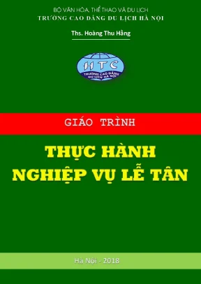Giáo trình thực hành nghiệp vụ lễ tân