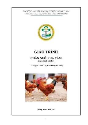 Giáo trình chăn nuôi gia cầm