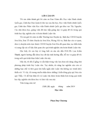 Luận văn tuyển chọn công chức lãnh đạo quản lý các cơ quan chuyên môn thuộc ủy ban nhân nhân huyện sơn hòa tỉnh phú yên
