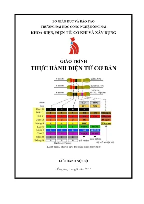 Giáo trình thực hành điện tử cơ bản trường đh công nghệ đồng nai