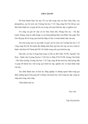 Luận văn kiến thức thái độ hành vi và một số rào cản trong báo cáo sự cố y khoa của nhân viên y tế tại các khoa lâm sàng bệnh viện quận thủ đức năm 2017
