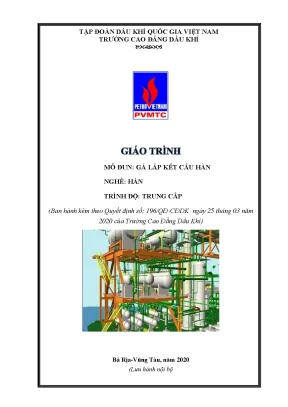 Giáo trình gá lắp kết cấu hàn nghề hàn trình độ trung cấp trường cao đẳng dầu khí năm 2020