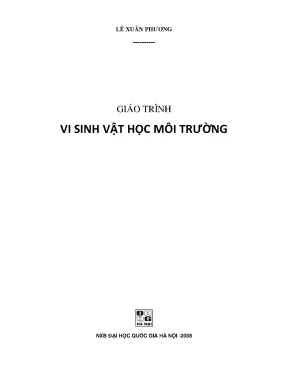 Giáo trình sinh vật học môi trường