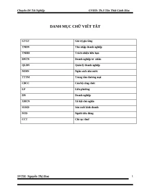 Luận văn tốt nghiệp một số biện pháp chống thất thu thuế gtgt tại chi cục thuế quận 5