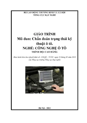 Giáo trình chẩn đoán trạng thái kỹ thuật ô tô