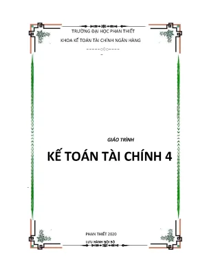 Giáo trình kế toán tài chính 4