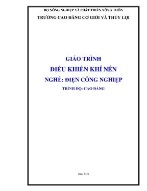 Giáo trình điều khiển khí nén nghề điện công nghiệp trình độ cao đẳng