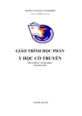 Giáo trình y học cổ truyền điều dưỡng