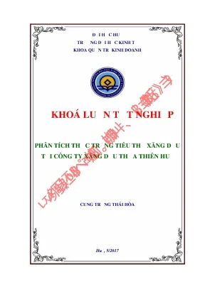 Khoá luận tốt nghiệp gvhd th s trương thị hương xuân