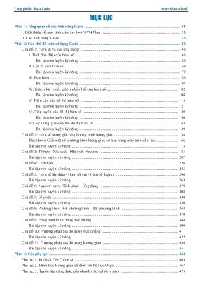 Công phá kĩ thuật casio more than a book