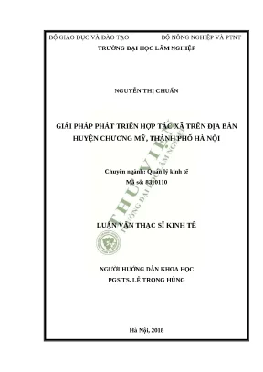Bản world luận văn thạc sĩ giải pháp phát triển hợp tác xã trên địa bàn huyện chương mỹ thành phố hà nội