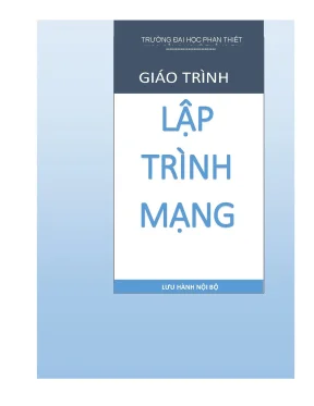 Giáo trình lập trình mạng trường đại học phan thiết
