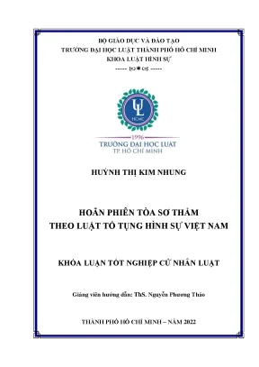 Hoãn phiên tòa sơ thẩm theo luật tố tụng hình sự việt nam