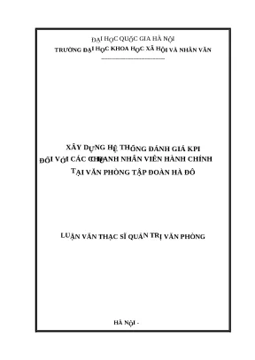 Mẫu luận văn thạc sĩ quản trị văn phóng
