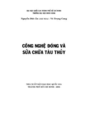 Giáo trình g nghệ đóng và sửa chữa tàu thuỷ
