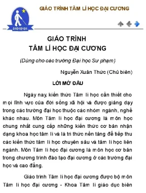 Giao trinh tam li hc di cng