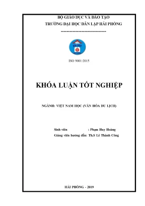 Xây dựng và bán chương trình du lịch đi campuchia dành cho thị trường khách hải phòng của công ty du lịch phương đông