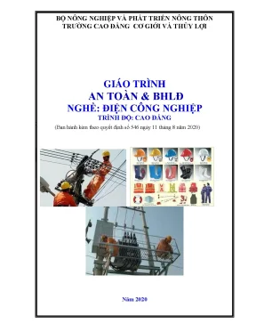 Giáo trình an toàn và bảo hộ lao động nghề điện công nghiệp trình độ cao đẳng