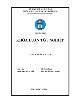 A study on the stategies applied in the translation of movie titles from english to vietnamese