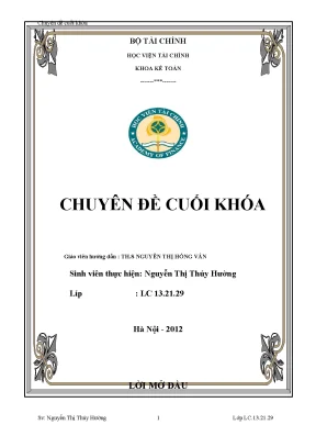 Khóa luận tốt nghiệp công tác kế toán bán hàng và xác định kết quả bán hàng tại công ty cổ phần thiết bị và thương mại mvp