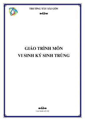 Giáo trình vi sinh ký sinh trùng trường tây sài gòn