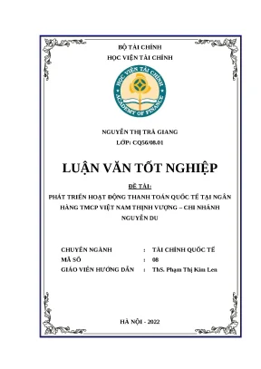 13 phát triển hoạt động thanh toán quốc tế tại ngân hàng tmcp việt nam thịnh vượng chi nhánh nguyễn du làm đề tài luận văn tốt nghiệp của mình