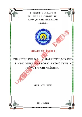 Khóa luận tốt nghiệp gvhd ths võ thị mai hà