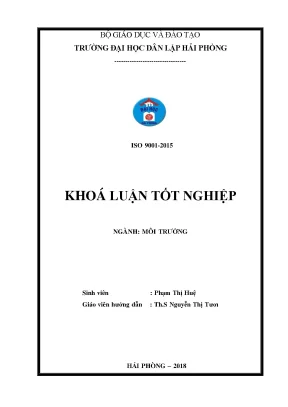 Đánh giá hiện trạng sử dụng và quản lý các nguồn tài nguyên ven biển xã vinh quang