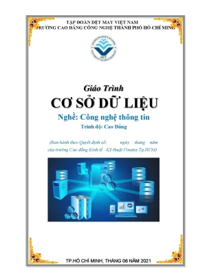 Giáo trình cơ sở dữ liệu ngành công nghệ thông tin trình độ cao đẳng