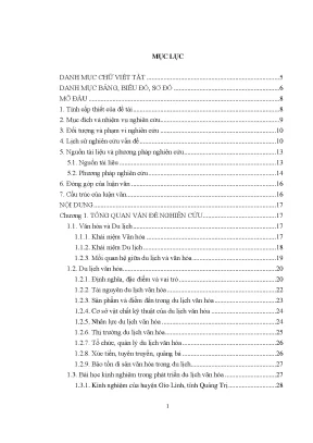Luận văn thạc sĩ nghiên cứu phát triển du lịch văn hóa tại huyện định hóa tỉnh thái nguyên