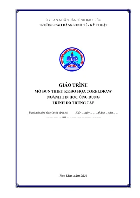 Giáo trình mô đun thiết kế đồ họa coreldraw ngành tin học ứng dụng trình độ trung cấp