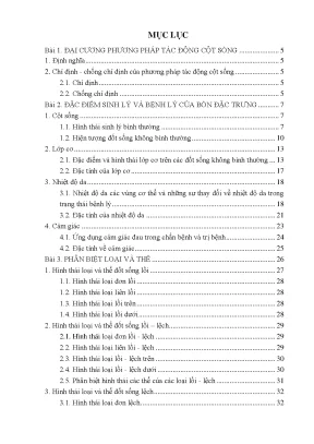 Giáo trình tác động cột sống phần 1