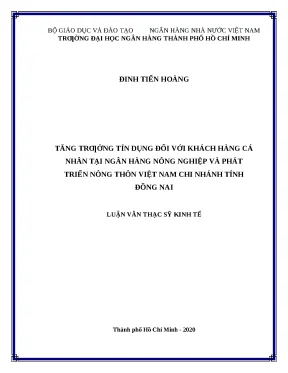 0137 tăng trưởng tín dụng đối với khách hàng cá nhân tại nh nông nghiệp và ptnt việt nam chi nhánh tỉnh đồng nai luận văn thạc sĩ tcnh đinh tiến hoàng đỗ