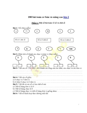 180 bai toan co ban va nang cao lop 2